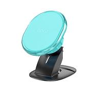 HOCO H2 Support magnétique de Voiture en Cristal pour Console Centrale Compatible avec iPhone Samsung Xiaomi Oppo Huawei LG Brume glacée