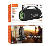 Hoco ha4 surge enceinte portable blutooth/ fm/ carte tf/ mémoire usb/ aux 2 x 20 w noir