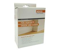 Hoco Lot de 15 barres d'angle en bois laqué pour plinthes blanches 81 x 18 x 18 mm (E4) Blanc