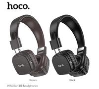 HOCO W56 sur-oreille Bluetooth V5.4 casque jeu musique sport casque Support AUX pliable écouteur pour téléphone portable Android IOS Brun