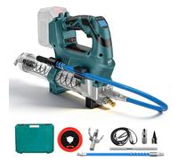 Hocomay Presse à graisse sur batterie, 12000 PSI, Compatible avec batterie Makita 18V (sans batterie), avec tuyau haute pression de 60 cm, affichage numérique, fonction quantitative, pour camions, DIY