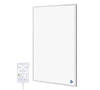 Hocosyme Chauffage Infrarouge 500 Watts avec Thermostat Tactile, Montage Mural du Radiateur Infrarouge - 1-3 Minutes à Une température de Fonctionnement Jusqu'à 120 Degrés - TÜV