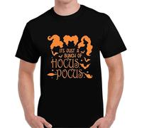 HocPocHalloween Spooky Popular Blackens T-Shirt T Shirt Tee Top Black Manches Courtes(Medium)