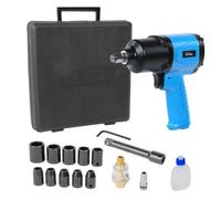 Clé à chocs pneumatique 6 bars 1/4" avec accessoires