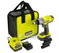Boulonneuse à chocs RYOBI 18V One+ - batterie LithiumPlus 2.0Ah - chargeur R18IW3-120S