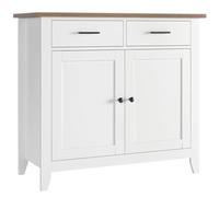 HOCSOK Meuble de Rangement, Buffet Cuisine, Placard de Salle à Manger avec 2 Portes et 2 tiroirs Salon 40P x 91l x 82H cm