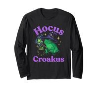 Hocus Croakus - Sorcière Amusante Qui Dit Sorcellerie Grenouille sorcière Manche Longue