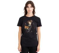 Hocus Pocus 2 Winifred Sanderson Twist The Bones Spell Ladies T Shirt, Black, Noir, XXL Femme