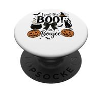 Hocus Pocus Chapeau de sorcière Citrouille Chat Noir PopSockets PopGrip Adhésif