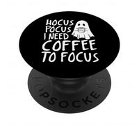 Hocus Pocus J'Ai Besoin d'un café pour me concentrer sur Halloween PopSockets PopGrip Adhésif