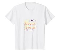Hocus Pocus Magical Halloween Witch, T-Shirt, Enfant, Blanc, 2 Ans