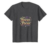 Hocus Pocus Magical Halloween Witch, T-Shirt, Enfant, Chiné Foncé, 2 Ans