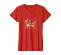 Hocus Pocus Magical Halloween Witch, T-Shirt, Femme, Rouge, XS