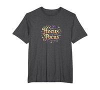 Hocus Pocus Magical Halloween Witch, T-Shirt, Homme Grandes Tailles, Chiné Foncé, 2X Tall