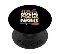 Hocus Pocus Sorcière de Nuit Sorcière Halloween Sorcières Balai Witc PopSockets PopGrip Adhésif