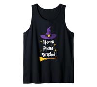 Hocus Pocus Witches Broom Chapeau d'halloween Débardeur