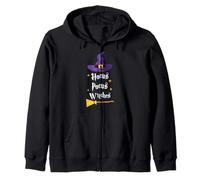 Hocus Pocus Witches Broom Chapeau d'halloween Sweat à Capuche