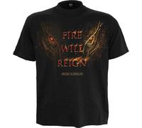 HOD 2 - FIRE Will Reign - Front Print T-Shirt Black L Black