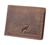 hodalump Portefeuille en Cuir véritable • Portefeuille pour Homme et Femme avec Protection RFID • Porte-Monnaie avec Compartiment à Monnaie