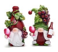Hodao Décoration Artisanale exquise - Décoration d'esprit de vin Rouge - Table de Noël et décoration de la Maison pour Les Amateurs de vin - Convient pour Les fêtes et Les Vacances