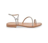 Les Tropeziennes par M. Belarbi Femme HODAXA Chaussures Ville Entre-Doigt, Argent, 37