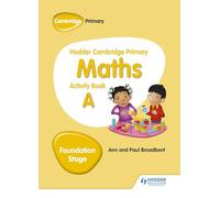 Hodder Cambridge Primary Maths Activity Book A Foundation Stage