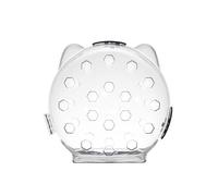 Hodeffior Casque pour chat, muselière pour chaton, muselière pour chaton, muselière respirante pour le toilettage de mordre, design double verrouillage, capuche anti-morsure pour chat et rasage des