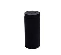 Hodeffior Distributeur de liquide vaisselle rechargeable, flacon divisé en silicone facile à presser Distributeur de savon pour les mains, huile essentielle, lotion, noir