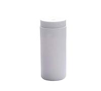 Hodeffior Distributeur de liquide vaisselle rechargeable, flacon divisé en silicone facile à presser Distributeur de savon pour les mains, huile essentielle, lotion, blanc
