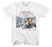 HODETXAATU Bing Crosby Christmas Gems Men's T Shirt Pop Jazz Music MoviesWhiteXL