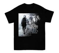 HODETXAATU Lisa Marie Presley T Shirt Cotton for Men Women All SizeBlackM