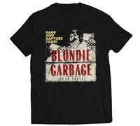 HODETXAATU Rage and Rapture Tour T Shirt Blondie Autoamerican Heart of GlassBlackXXL