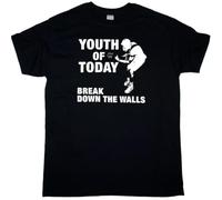 HODETXAATU Youth of Today Break Down The Walls T SHIRTBlack3XL