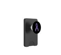 Hodgkin Lymphoma Ruban Anti-Cancer Violet PopSockets PopWallet pour MagSafe