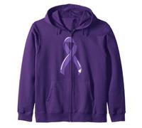 Hodgkin Lymphoma Ruban Anti-Cancer Violet Sweat à Capuche