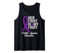 Hodgkin's Lymphome Cancer Awareness Her Fight Is My Support Débardeur