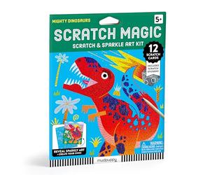 Hodgson, Rob - Mighty Dinosaurs Scratch Magic: Scratch & Sparkle Art Kit