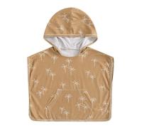 HodJIU Serviette de Plage Bébé Poncho de Bain Enfant à Capuche Imprimé à Séchage Rapide Peignoir de Natation pour Fille Garçon (Brun, 12-18 Mois)