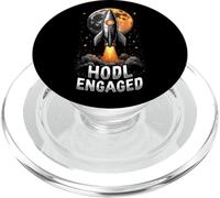 HODL Bitcoin vers la Lune PopSockets PopGrip pour MagSafe