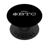 HODL BTC Bitcoin is The Top Cryptocurrency to Mine Bitcoin PopSockets PopGrip Adhésif