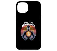 Hodl est ma superpuissance, ma force, mon état d'esprit, ma liberté, mon bitcoin Coque pour iPhone 13
