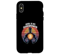 Hodl est ma superpuissance, ma force, mon état d'esprit, ma liberté, mon bitcoin Coque pour iPhone X/XS