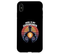 Hodl est ma superpuissance, ma force, mon état d'esprit, ma liberté, mon bitcoin Coque pour iPhone XS Max