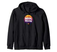 HODL Strong Wealth Liberté Bitcoins Stack Sats Bitcoin Sweat à Capuche
