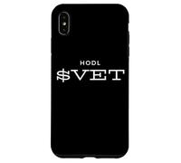HODL VET VeChain Cryptocurrency Coin VTHO & VET Alt Coin Coque pour iPhone XS Max