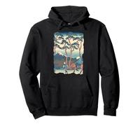 Hodogaya sur Le Tokaido Hokusai Vintage Retro Art Japonais Sweat à Capuche