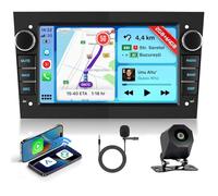 Hodozzy 2G 64G Android Autoradio pour Opel Astra Antara Vectra Corsa Zafira Meriva Vivaro Combo Signum Tigra Twin Top avec Carplay Android Auto, Écran Tactile 7 Pouces GPS Bluetooth, WiFi, FM/RDS EQ