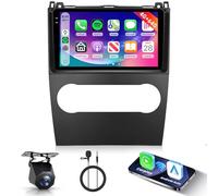 Hodozzy 4G+64GB Autoradio pour Mercedes Benz Classe A B B200 W169 A160 A180 A200 A220 2008-2012 Android InCell Écran Tactile 9 Pouces Carplay Android Auto sans Fil Radio GPS Bluetooth WiFi RDS Caméra