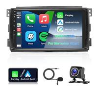 Hodozzy 8 Core 4G+64G Autoradio pour Mercedes-Benz Smart Fortwo 451 2005-2010 Android Écran Tactile 9 Pouces Navi GPS Carplay Android Auto Lien Miroir, Radio 2 Din Bluetooth DSP WiFi FM RDS Caméra
