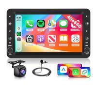 Hodozzy 8 Cœurs 4G+64G Android Autoradio pour Alfa Romeo 159 2004-2011 avec CarPlay sans Fil Android Auto, 7 Pouces IPS Écran Tactile Stereo, GPS Radio avec Bluetooth, DSP, WiFi, Radio FM/RDS, Caméra